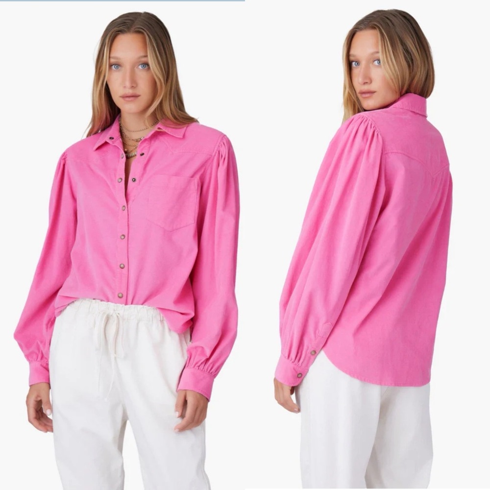 Xirena Wylan Cotton Corduroy Western Style Shirt